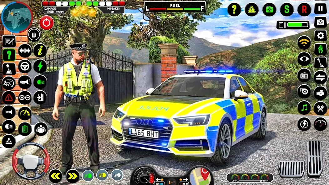 NYPD Police Car Parking Game  [МОД Бесконечные монеты] Screenshot 1