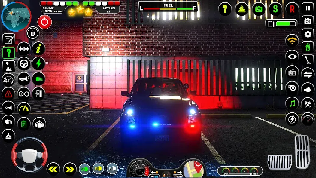 NYPD Police Car Parking Game  [МОД Бесконечные монеты] Screenshot 2