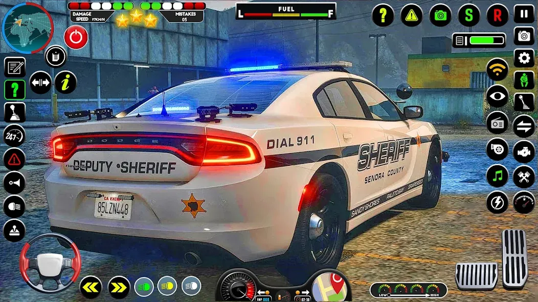 NYPD Police Car Parking Game  [МОД Бесконечные монеты] Screenshot 3