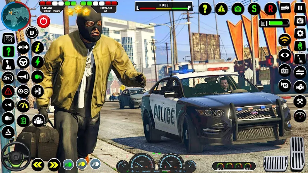 NYPD Police Car Parking Game  [МОД Бесконечные монеты] Screenshot 5