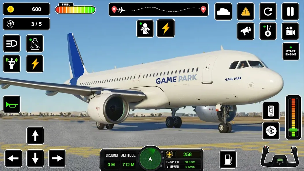 Pilot Simulator: Airplane Game  [МОД Menu] Screenshot 1