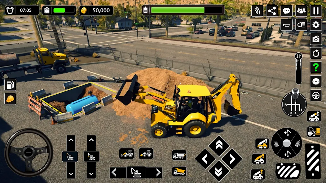 Snow Offroad Construction Game  [МОД Много денег] Screenshot 3