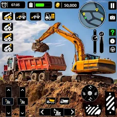 Взломанная Snow Offroad Construction Game  [МОД Много денег] - последняя версия apk на Андроид