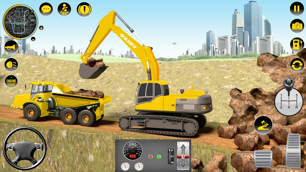 Builder City Construction Game (ткман Городское Строительство)  [МОД Бесконечные деньги] Screenshot 3