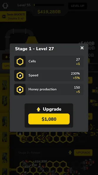 Idle Bee Factory Tycoon  [МОД Menu] Screenshot 2