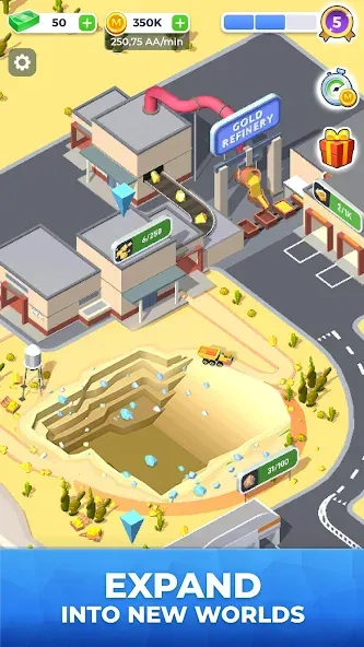 Mining Inc.  [МОД Menu] Screenshot 3