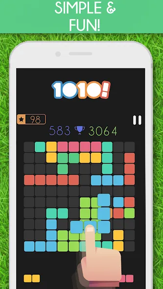 1010! Block Puzzle Game  [МОД Много монет] Screenshot 4