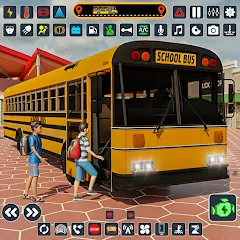 Скачать взлом School Bus 3d : City Bus Games (Школьный автобус симулятор игры на автобусе)  [МОД Бесконечные деньги] - полная версия apk на Андроид