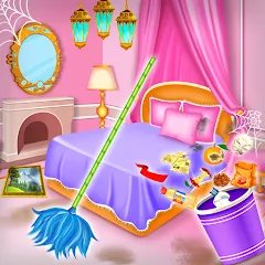 Скачать взлом Princess house cleaning advent  [МОД Mega Pack] - последняя версия apk на Андроид