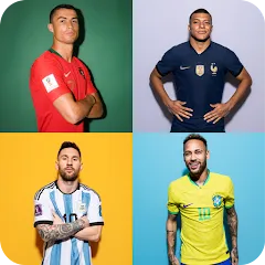 Скачать взломанную Guess The Soccer Player Quiz  [МОД Бесконечные монеты] - стабильная версия apk на Андроид