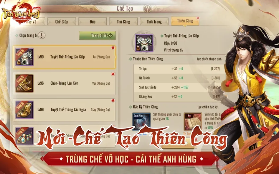 Tân Thiên Long Mobile  [МОД Unlimited Money] Screenshot 2