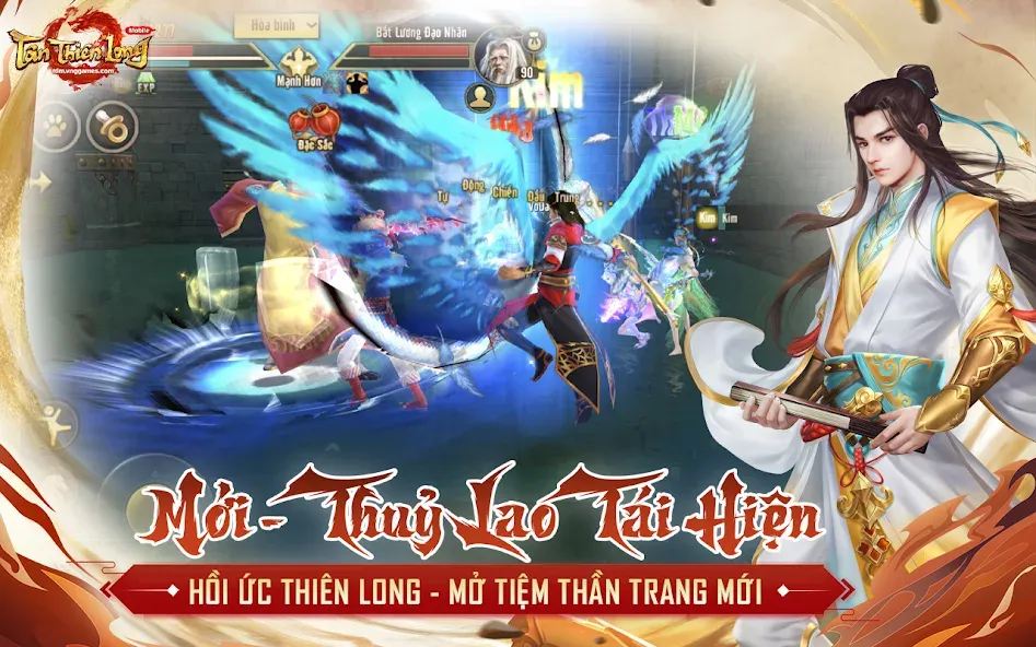 Tân Thiên Long Mobile  [МОД Unlimited Money] Screenshot 4