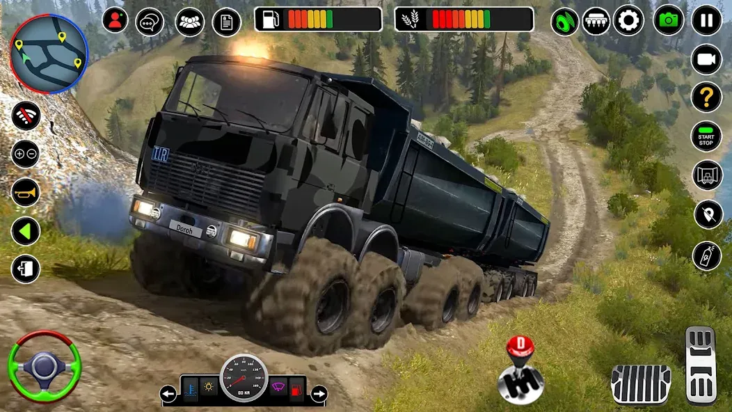 Offroad Mud Truck Simulator 3D  [МОД Mega Pack] Screenshot 1