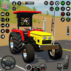 Взлом Real Farmer Tractor Drive Game (Фармер Трактор 3Д Фермерские Игры)  [МОД Unlocked] - стабильная версия apk на Андроид