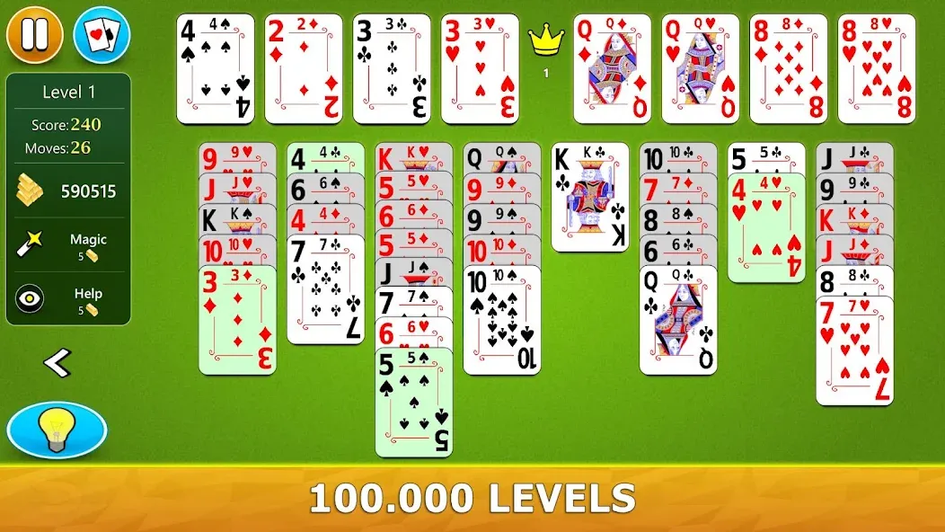 FreeCell Solitaire - Card Game  [МОД Mega Pack] Screenshot 2