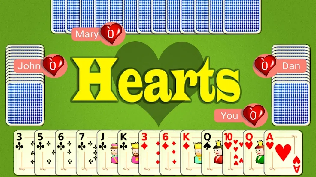 Hearts Mobile  [МОД Mega Pack] Screenshot 1