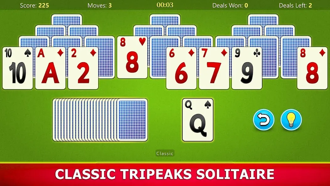 TriPeaks Solitaire Mobile  [МОД Меню] Screenshot 1