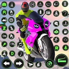 Взлом Racing Bike Stunt Games Master (Гонки на мотоциклах Мастер игр в трюки)  [МОД Unlocked] - последняя версия apk на Андроид