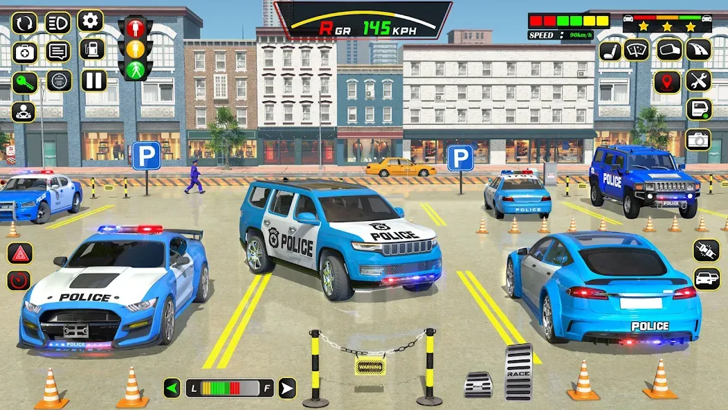 Police Car Driving School Game (Полицейская школа вождения автомобилей)  [МОД Бесконечные деньги] Screenshot 5