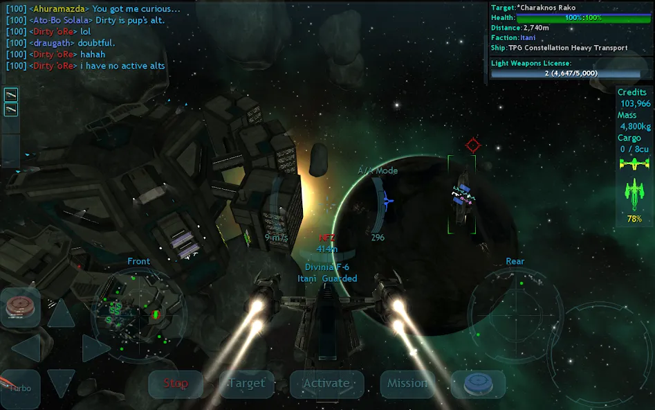 Vendetta Online (3D Space MMO) (Вендетта Онлайн)  [МОД Menu] Screenshot 2