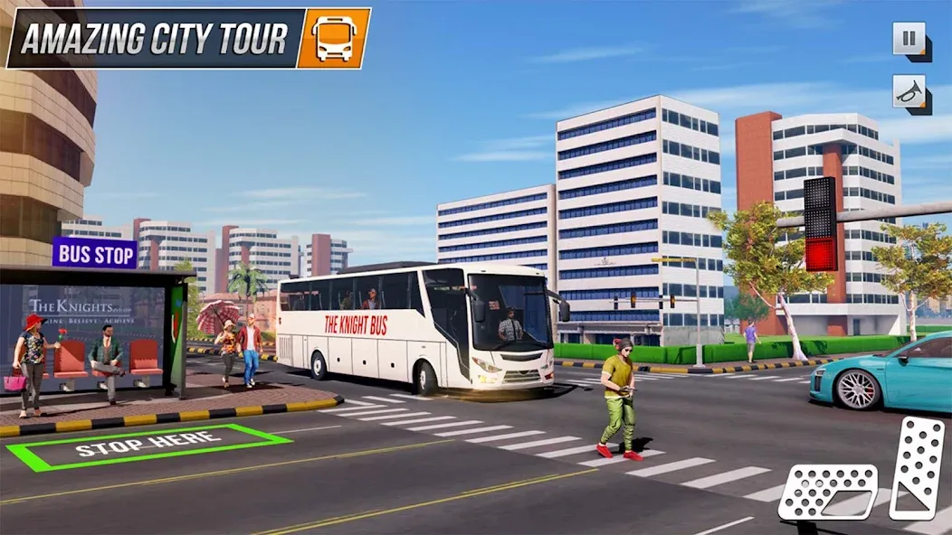 Modern Bus Simulator: Bus Game  [МОД Много монет] Screenshot 3