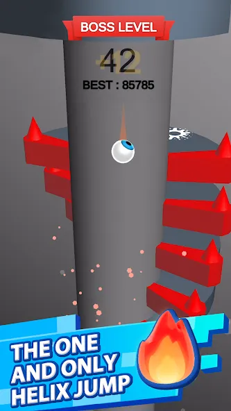 Helix Jump (Хеликс Джамп)  [МОД Много денег] Screenshot 1