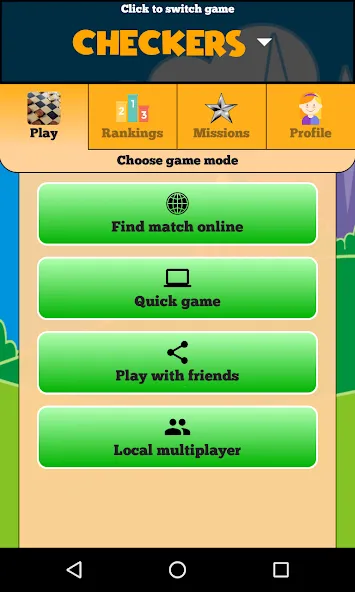 Checkers Online - Duel friends (Чеккерс Онлайн)  [МОД Menu] Screenshot 3