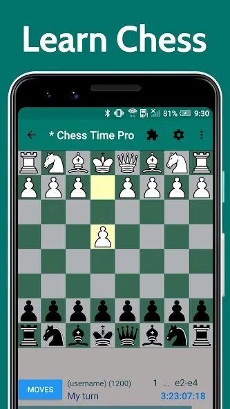 Chess Time - Multiplayer Chess (Чесс Тайм)  [МОД Menu] Screenshot 1