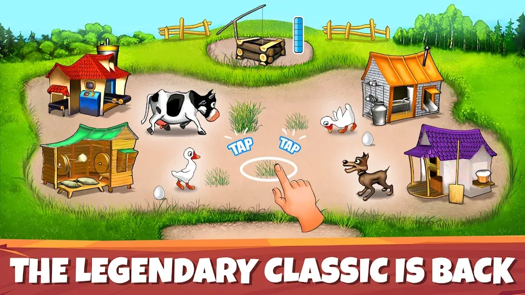 Farm Frenzy：Legendary Classics  [МОД Много денег] Screenshot 1