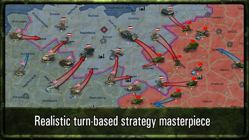 Strategy & Tactics: WW2  [МОД Unlocked] Screenshot 1