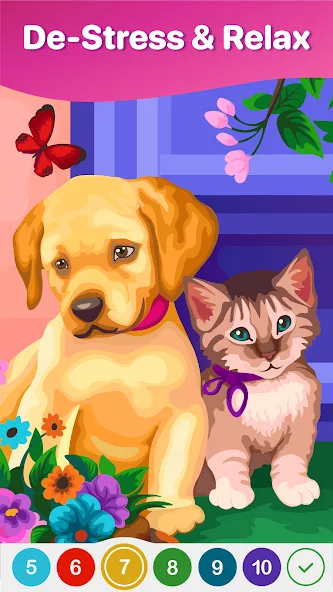 Hey Color Paint by Number Art  [МОД Unlocked] Screenshot 2