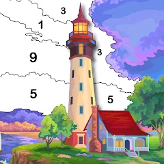 Скачать взломанную Hey Color Paint by Number Art  [МОД Unlocked] - стабильная версия apk на Андроид