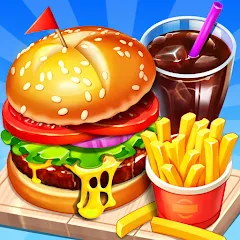 Взломанная Cooking Restaurant Food Games  [МОД Mega Pack] - полная версия apk на Андроид