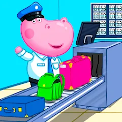 Взлом Hippo: Airport Profession Game  [МОД Бесконечные монеты] - последняя версия apk на Андроид