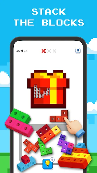 Blockin' Color - Block Puzzle  [МОД Menu] Screenshot 1