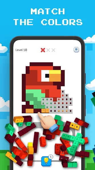 Blockin' Color - Block Puzzle  [МОД Menu] Screenshot 2