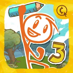 Скачать взломанную Draw a Stickman: EPIC 3 (Нарисуй палочного человечка)  [МОД Unlimited Money] - стабильная версия apk на Андроид