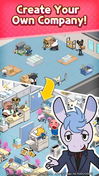 Aggretsuko : Match 3 Puzzle (Аггретсуко)  [МОД Все открыто] Screenshot 3