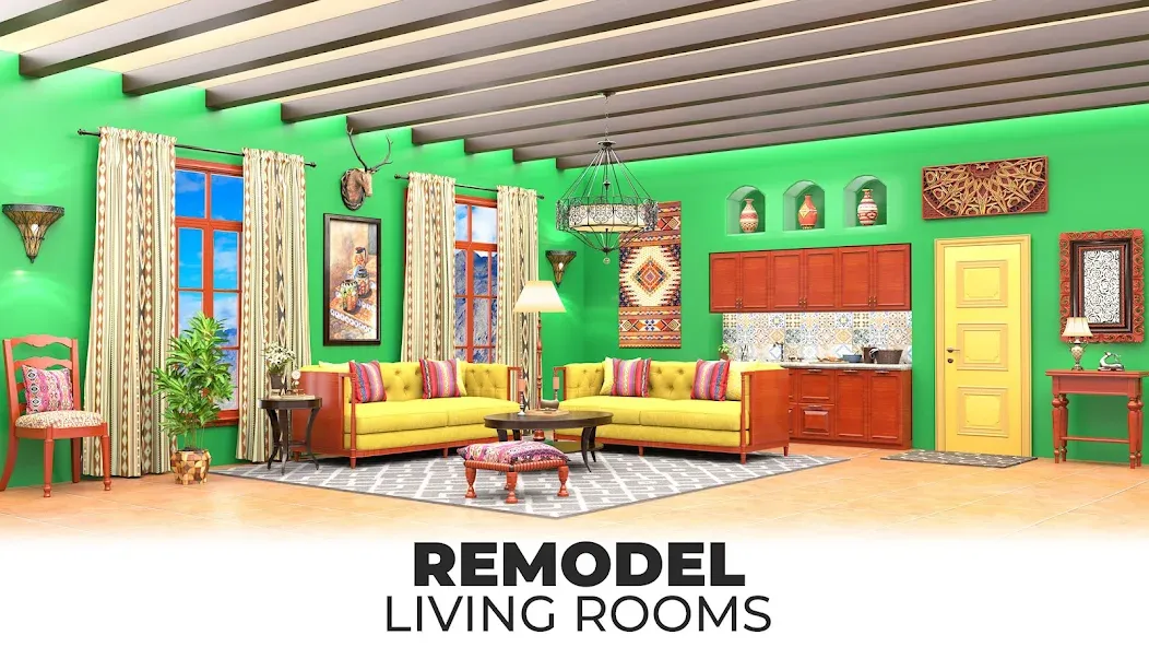 My Home Makeover: House Design  [МОД Mega Pack] Screenshot 3