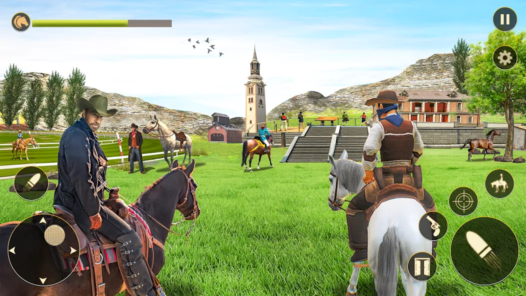 Horse Riding Rivals Horse Race (ХорсРайдинг Ривалс Лошадиные скачки)  [МОД Все открыто] Screenshot 1