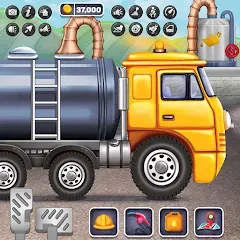 Взлом Oil Tanker Truck Games  [МОД Unlocked] - последняя версия apk на Андроид