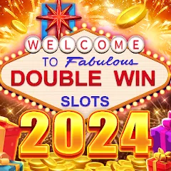 Взломанная Double Win Slots- Vegas Casino (Дабл Вин Слотс)  [МОД Unlocked] - стабильная версия apk на Андроид