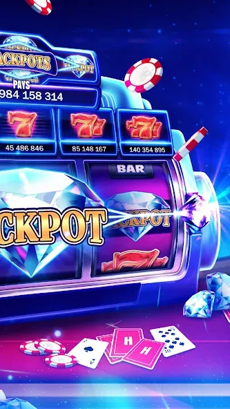 Huuuge Casino Slots Vegas 777 (Хьюдж Казино Слотс Вегас 777)  [МОД Бесконечные деньги] Screenshot 2