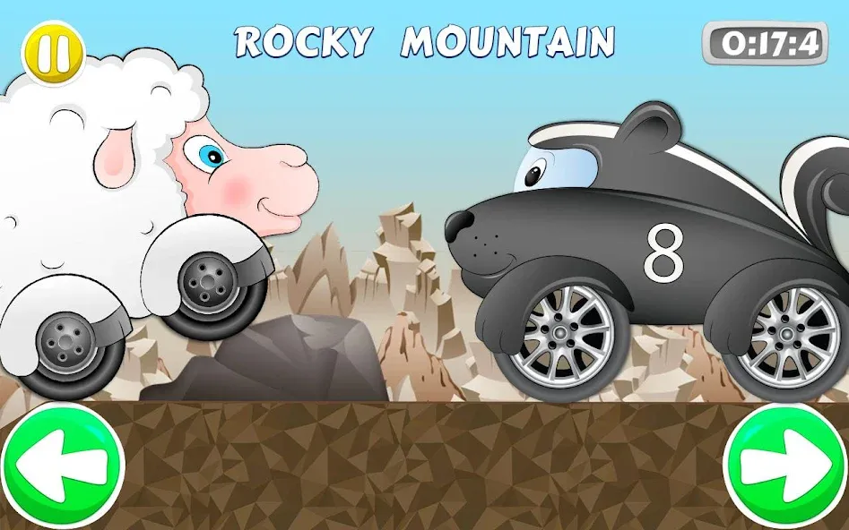 Racing car game for kids  [МОД Бесконечные деньги] Screenshot 3