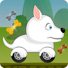 Взломанная Racing games for kids - Dogs  [МОД Много монет] - последняя версия apk на Андроид