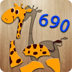 Скачать взлом 690 Puzzles for preschool kids  [МОД Unlimited Money] - стабильная версия apk на Андроид