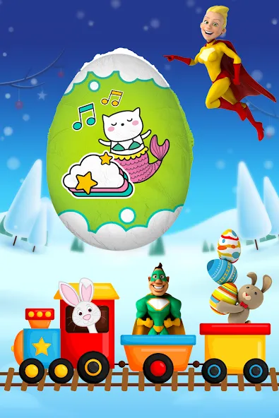 Surprise Eggs - Toddler games  [МОД Unlocked] Screenshot 4