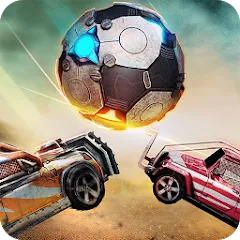 Взломанная Rocket Car Ball  [МОД Menu] - стабильная версия apk на Андроид