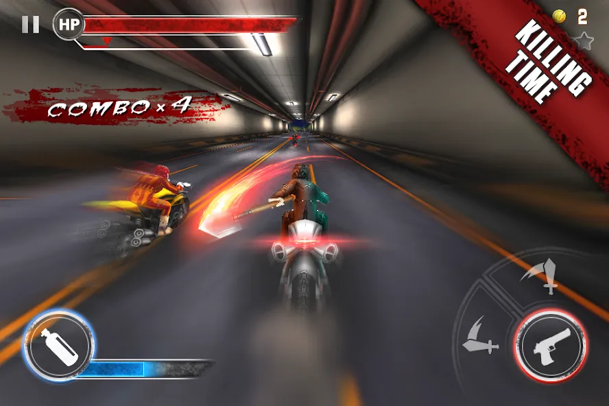 Death Moto 3 : Fighting  Rider (дет мото 3)  [МОД Меню] Screenshot 2