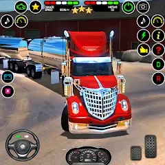 Скачать взломанную US Truck Driving Cargo Game 3D (Американский грузовик водителя)  [МОД Бесконечные монеты] - стабильная версия apk на Андроид